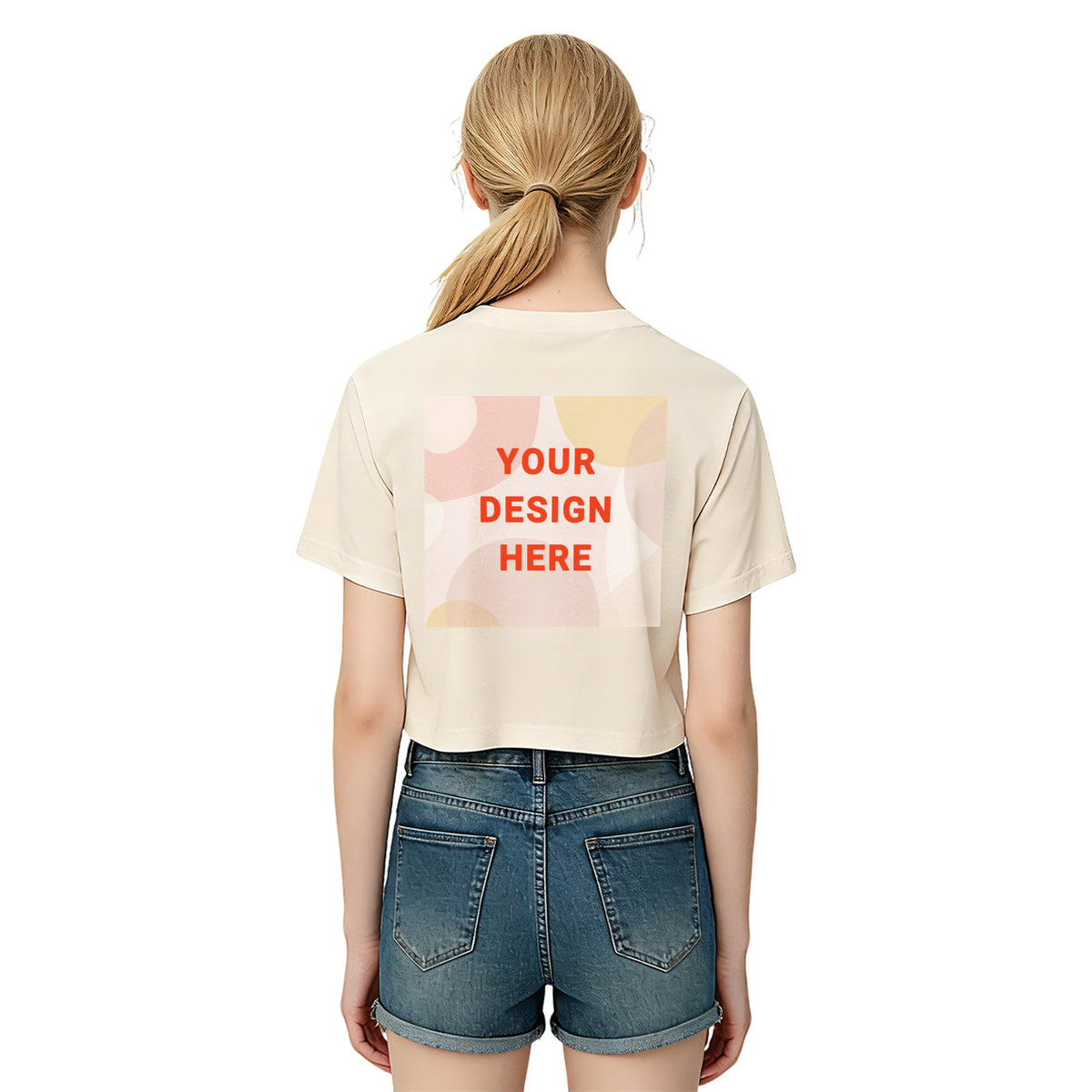 Ladies' Umbilical T-shirt - Rear (CA-2 Factory, USA)