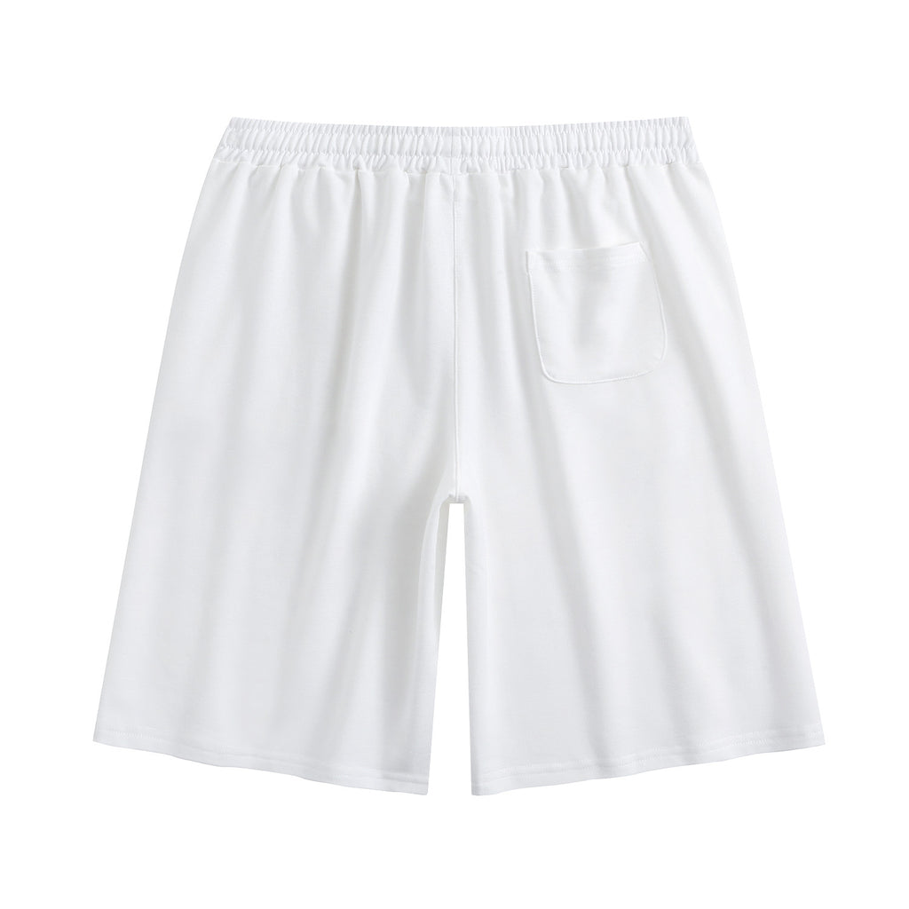 Unprinted casual shorts - front (CA-2 factory in the United States)