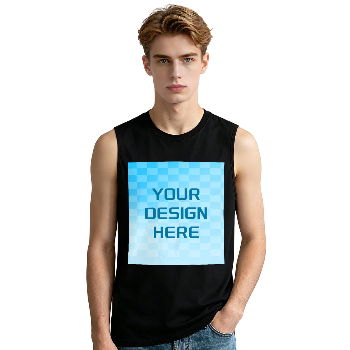 200g Men's Tank Top - Front Printed [Australia]