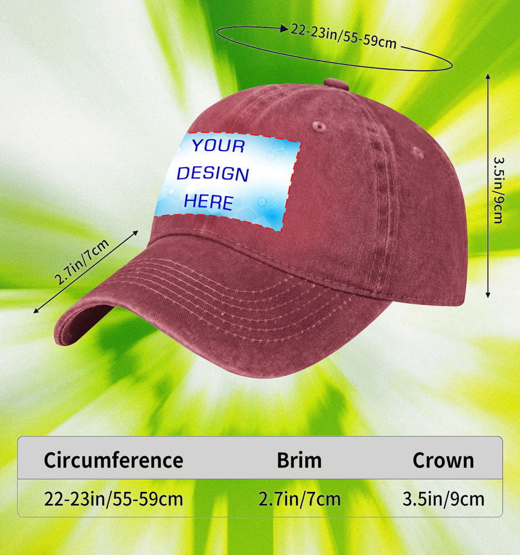 Water washed duckbill cap