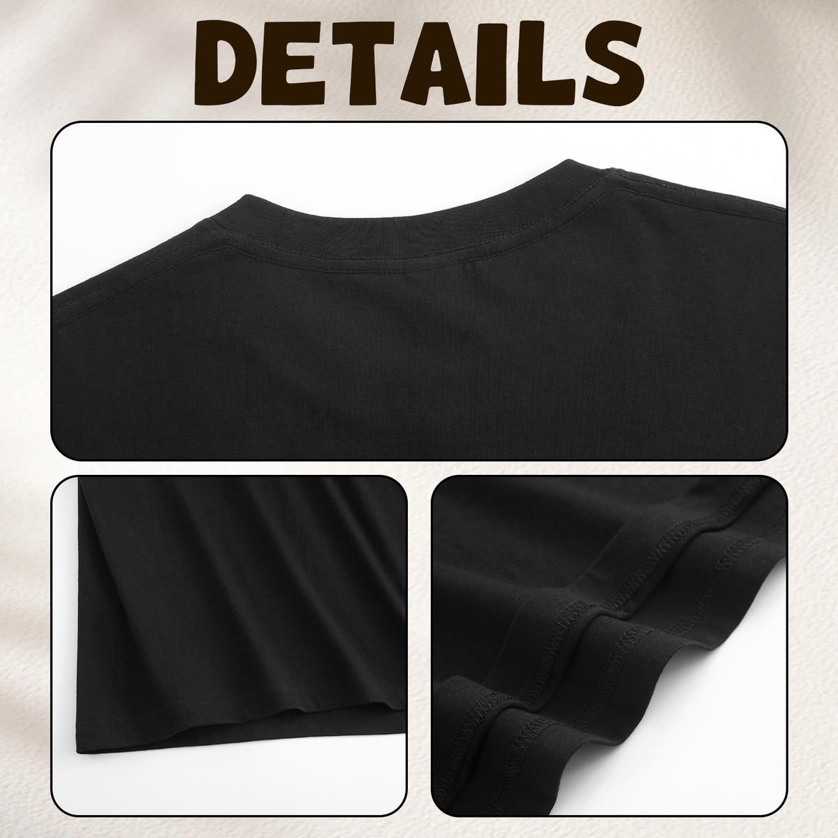 180G Ordinary Women's Pure Cotton T-shirt - Rear (CA-2 Factory in the United States)