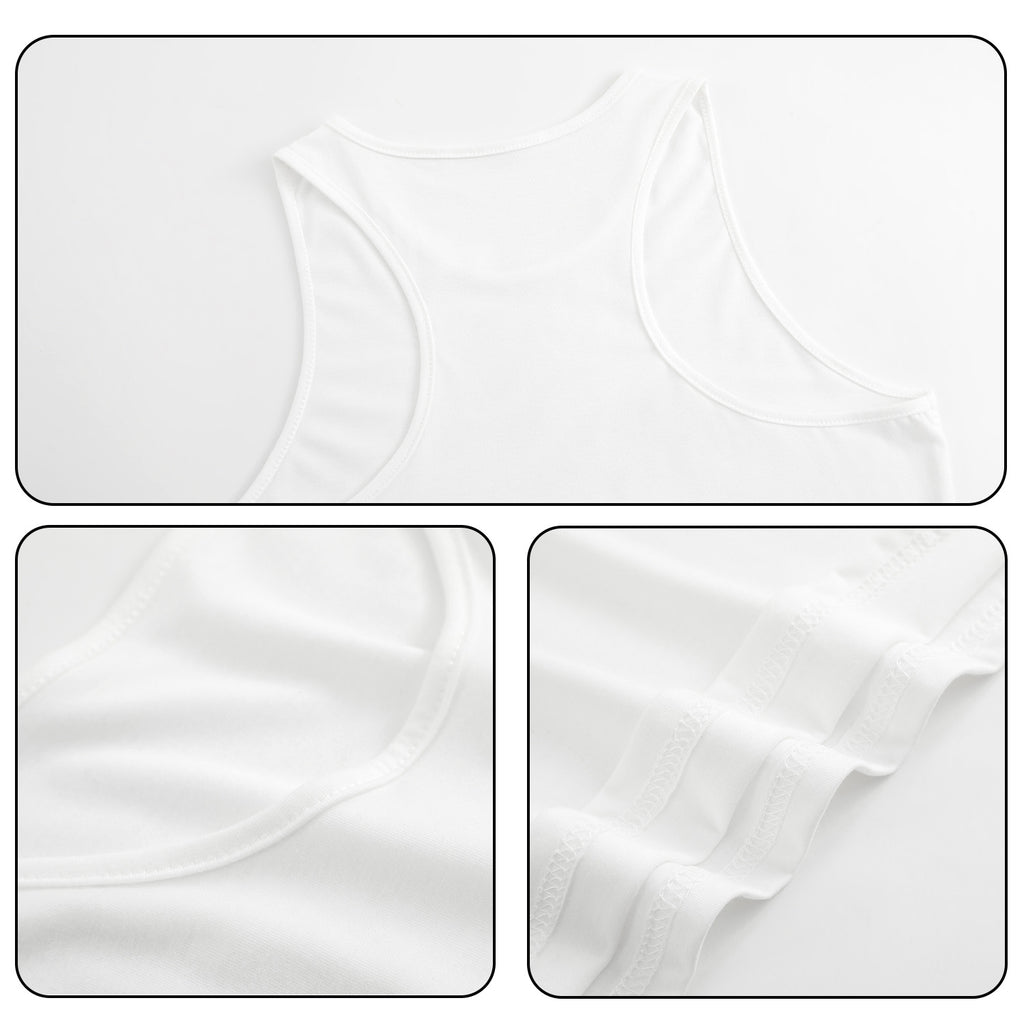 Women's Colored Cotton Tank Top - Double (CA-2 Factory in the United States)