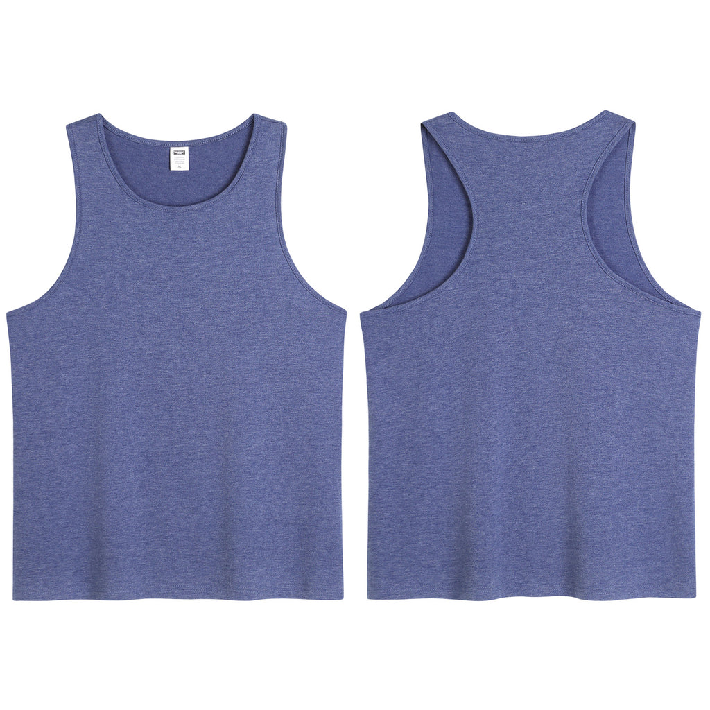 Unprinted women's colored cotton vest (CA-2 factory in the United States)