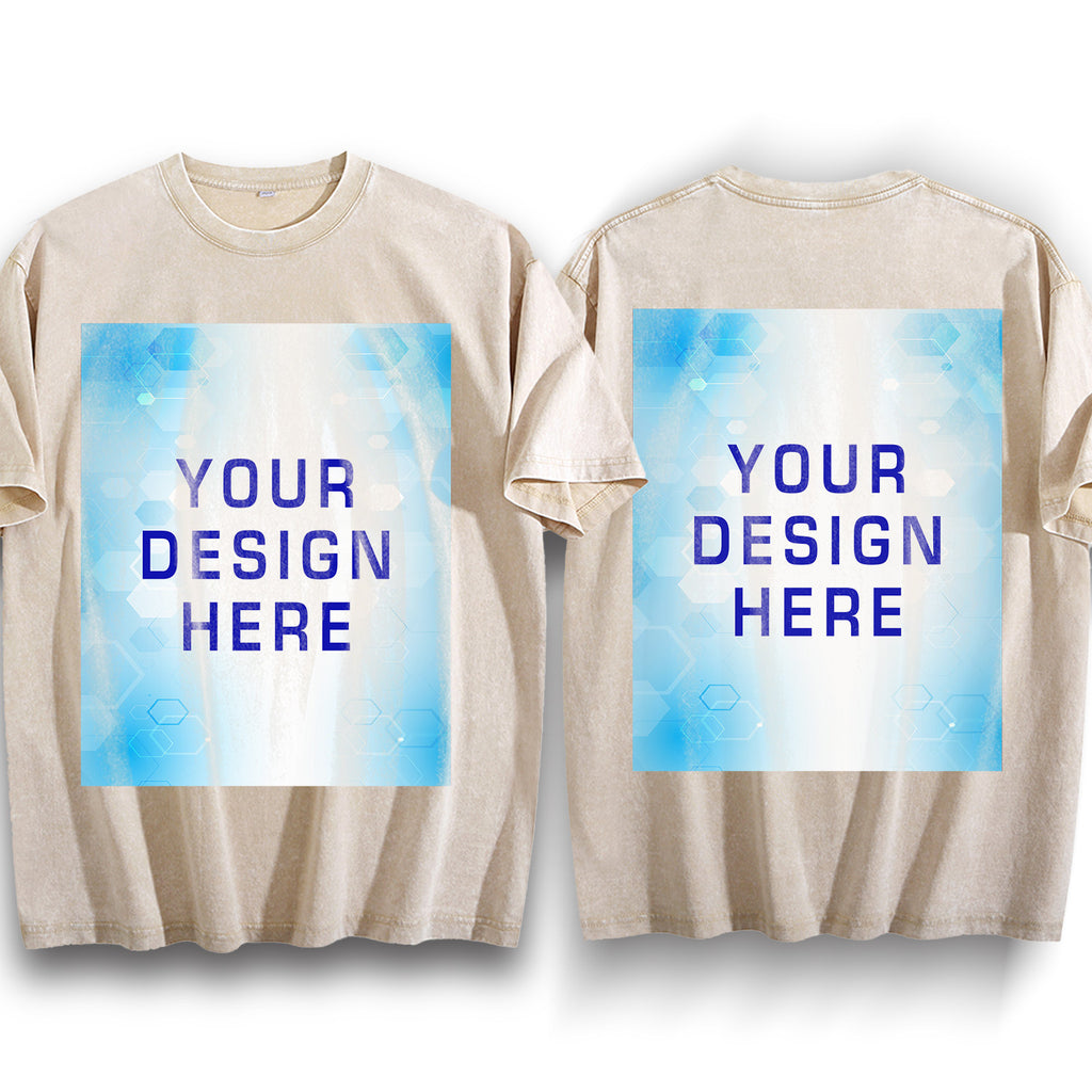 210g water washed T digital direct spray double-sided printing