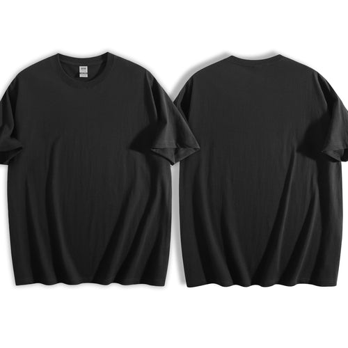 180g black and white T-shirt digital direct spray double-sided printing