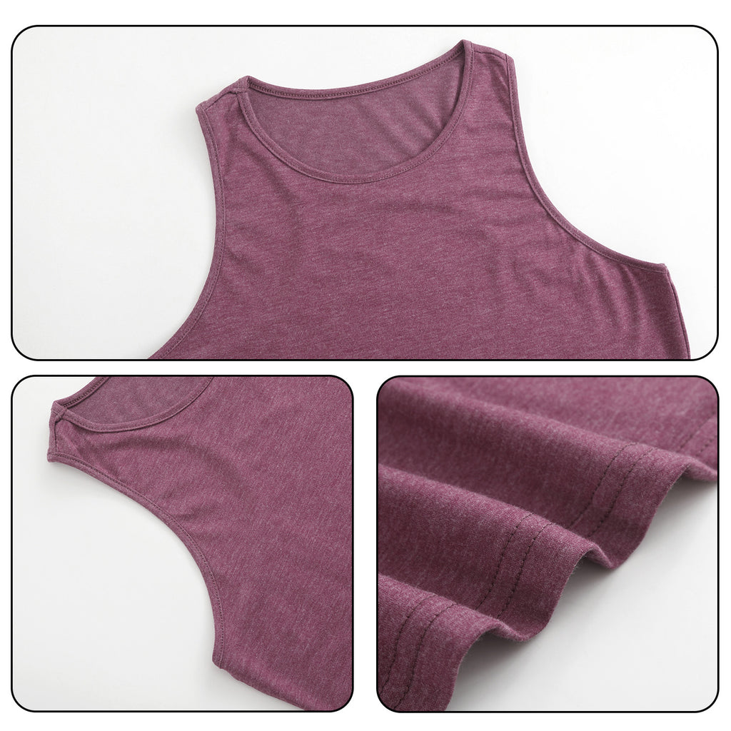 Women's Colored Cotton Tank Top - Double (CA-2 Factory in the United States)