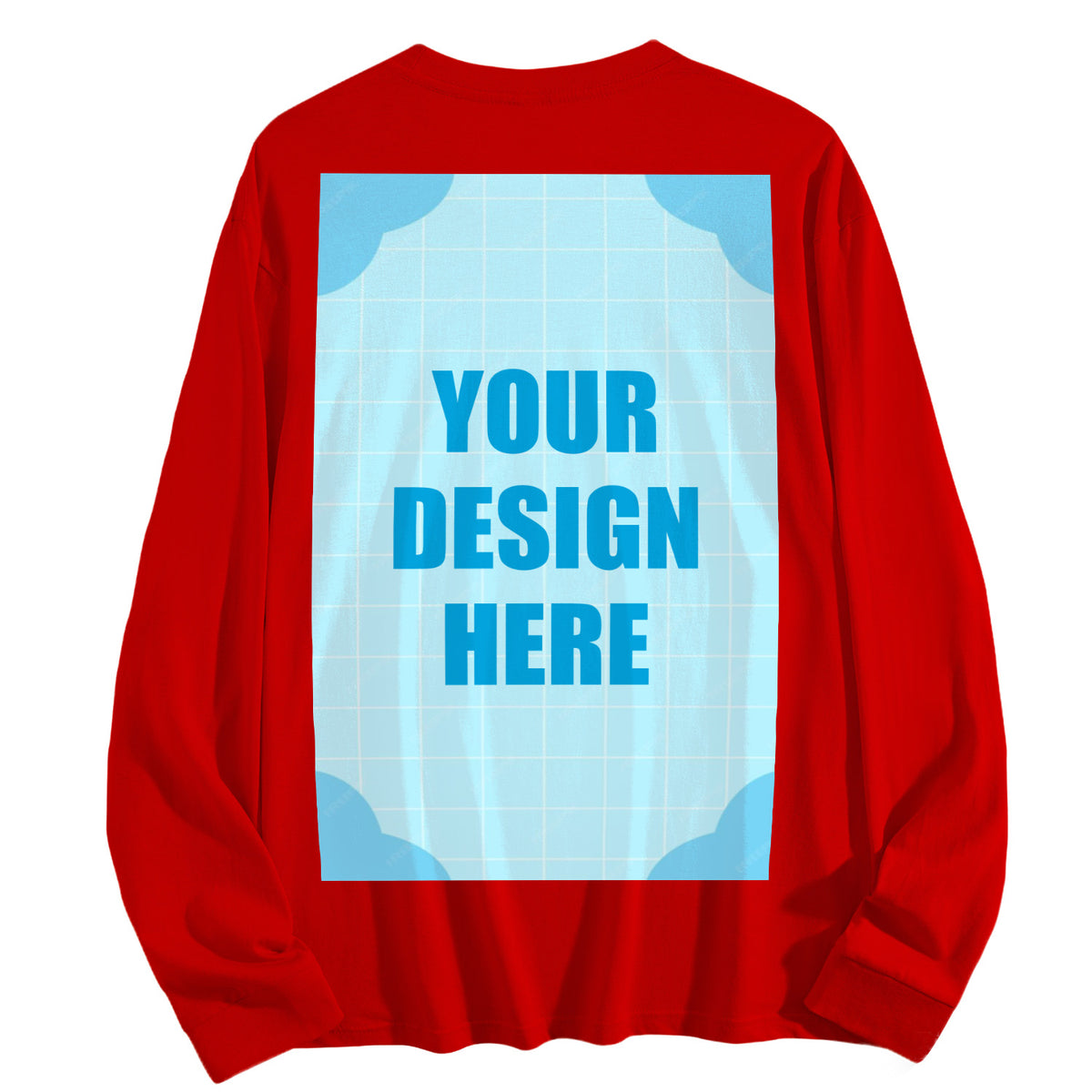 Men's pure cotton long sleeved back (CA factory 02, USA)