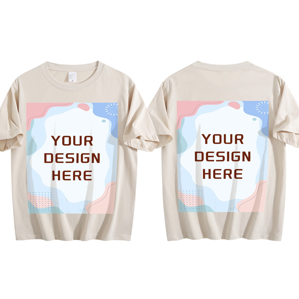 180G Ordinary Women's Pure Cotton T-shirt - Double (CA-2 Factory in the United States)