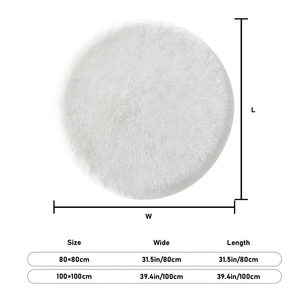 Circular flannel floor mat (CA-3 factory in the United States)