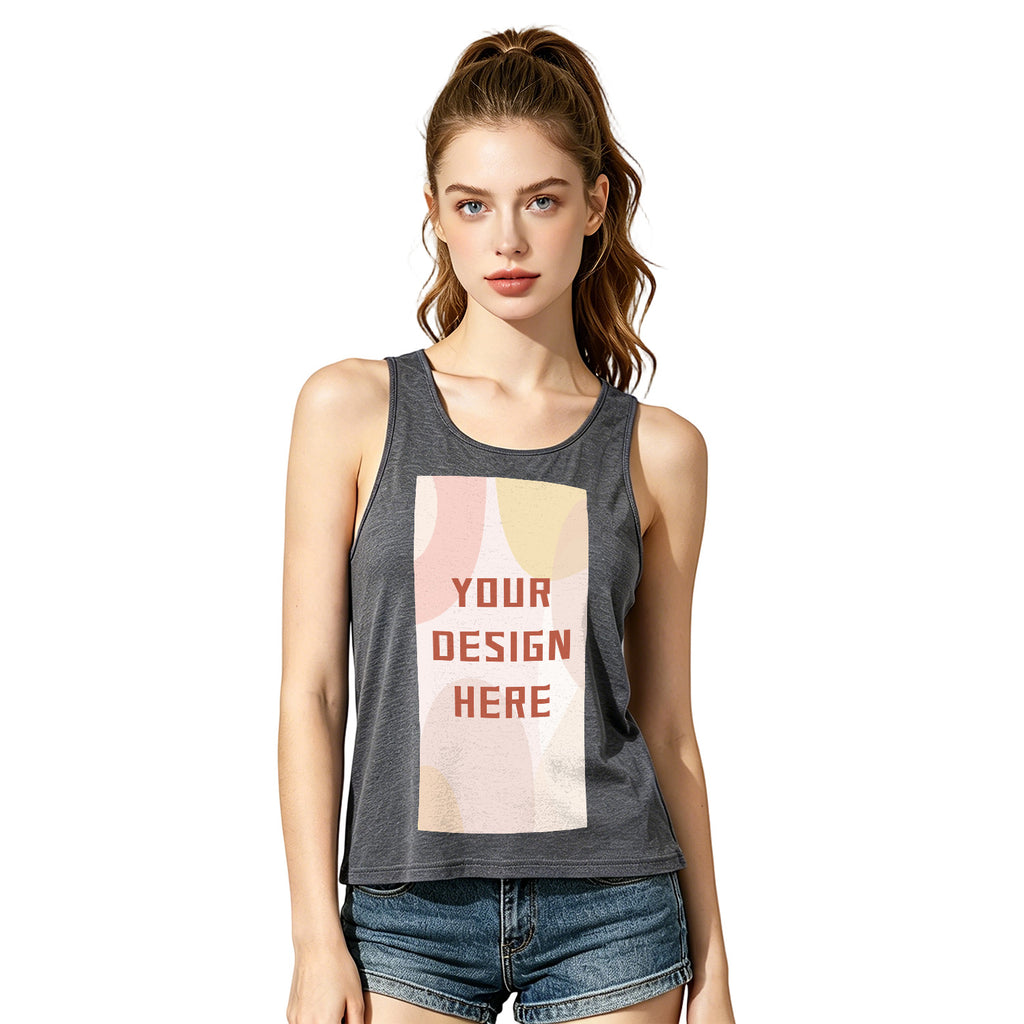 Ladies' colored cotton vest - front (CA-2 factory in the United States)