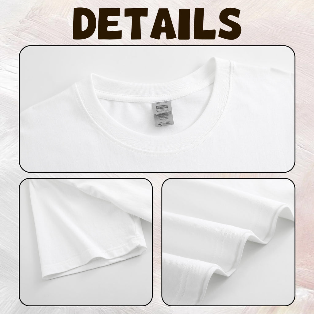 200g pure cotton women's T-shirt double-sided printing [Australia]