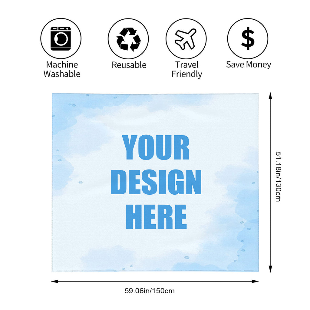 150x130cm beach towel (CA-3 factory in the United States)