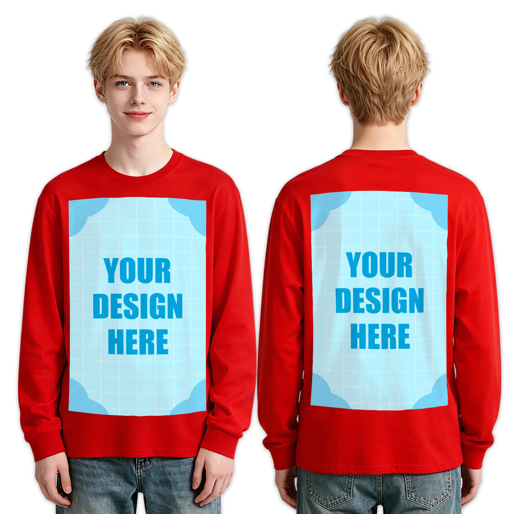 Men's Pure Cotton Long Sleeve - Double (CA Factory 02, USA)