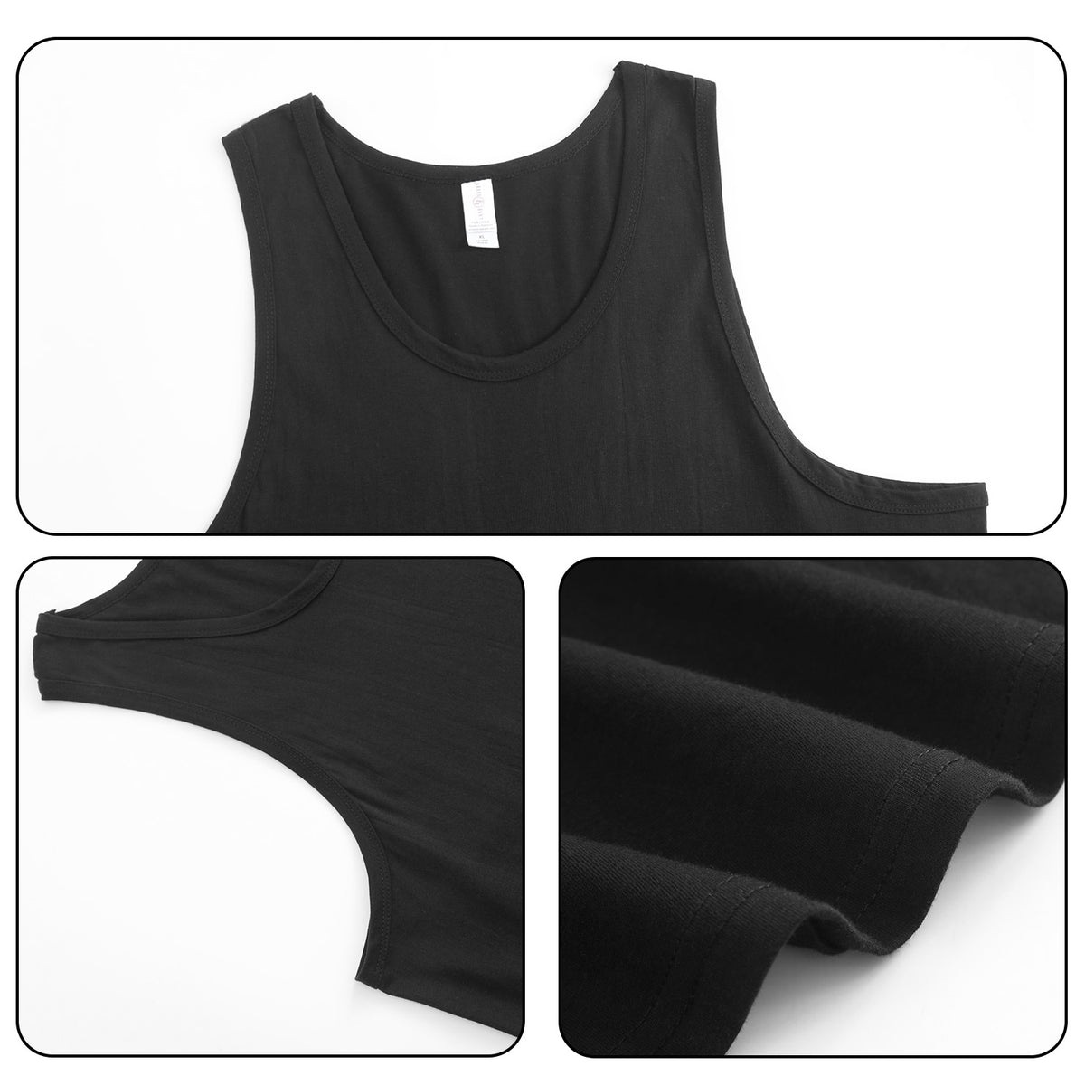 180G Men's Tank Top - Rear (CA-2 Factory in the United States)