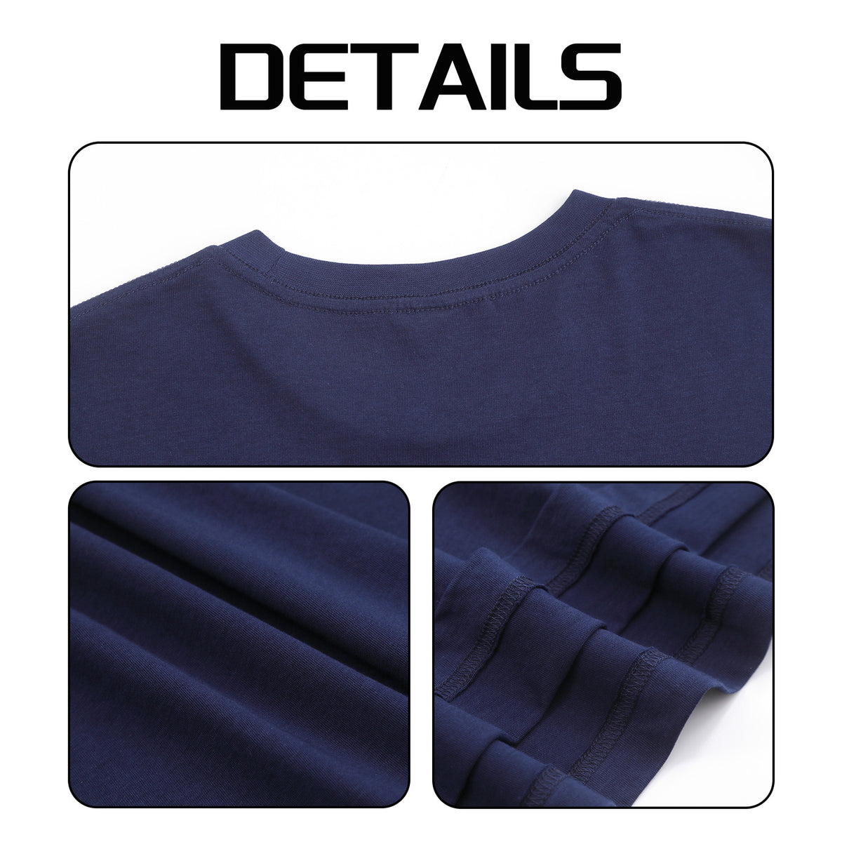 Men's Pure Cotton Long Sleeve - Double (CA Factory 02, USA)