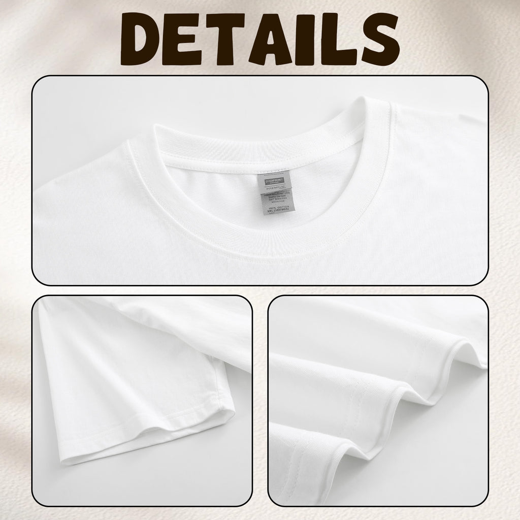 180G Ordinary Women's Pure Cotton T-shirt - Rear (CA-2 Factory in the United States)