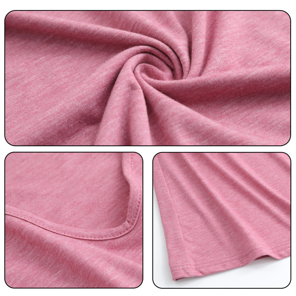 180g V-neck colored cotton vest - unprinted (NJ-2 factory in the United States)