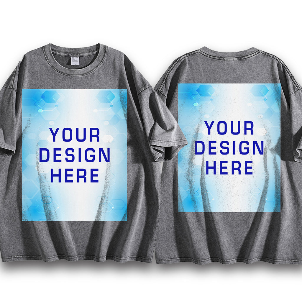210g water washed T digital direct spray double-sided printing