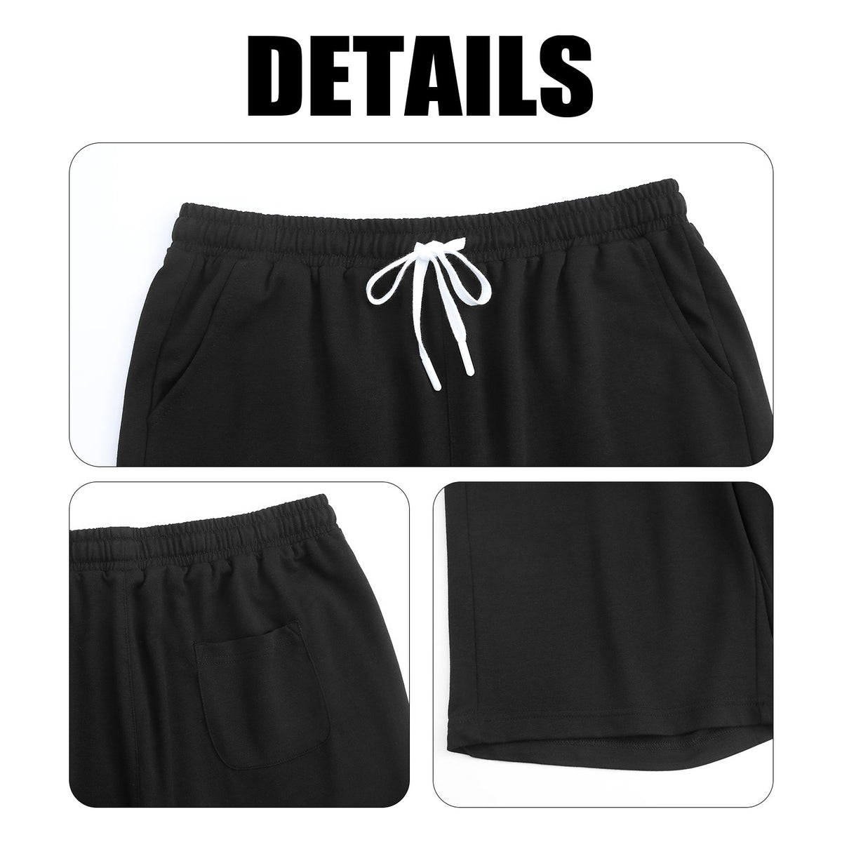 Double image - casual shorts - front (CA-2 factory in the United States)
