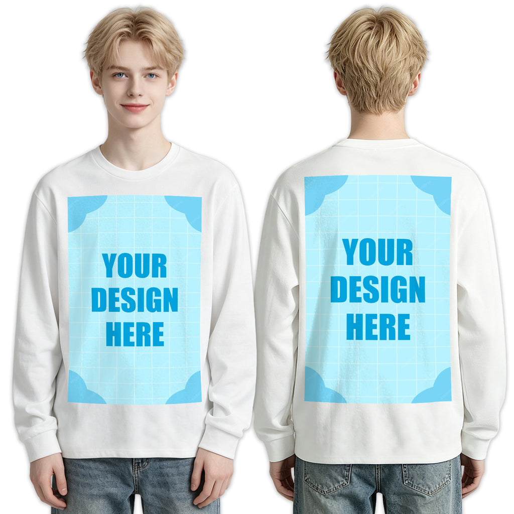 Men's Pure Cotton Long Sleeve - Double (CA Factory 02, USA)