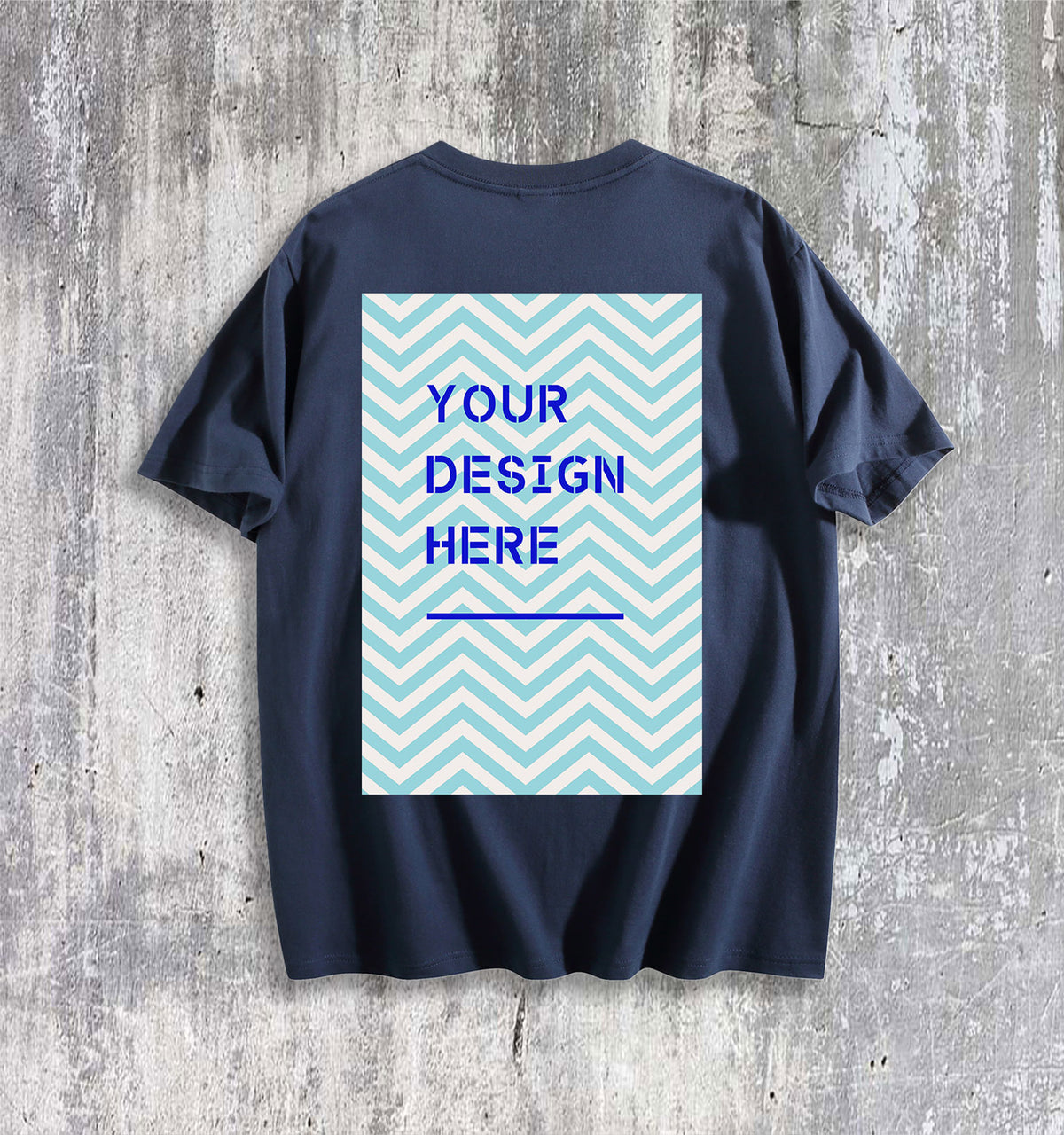 Multi color 180g adult T-shirt - back