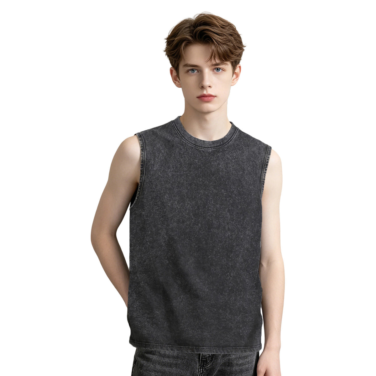 Washed vest - unprinted (CA-2 factory in the United States)