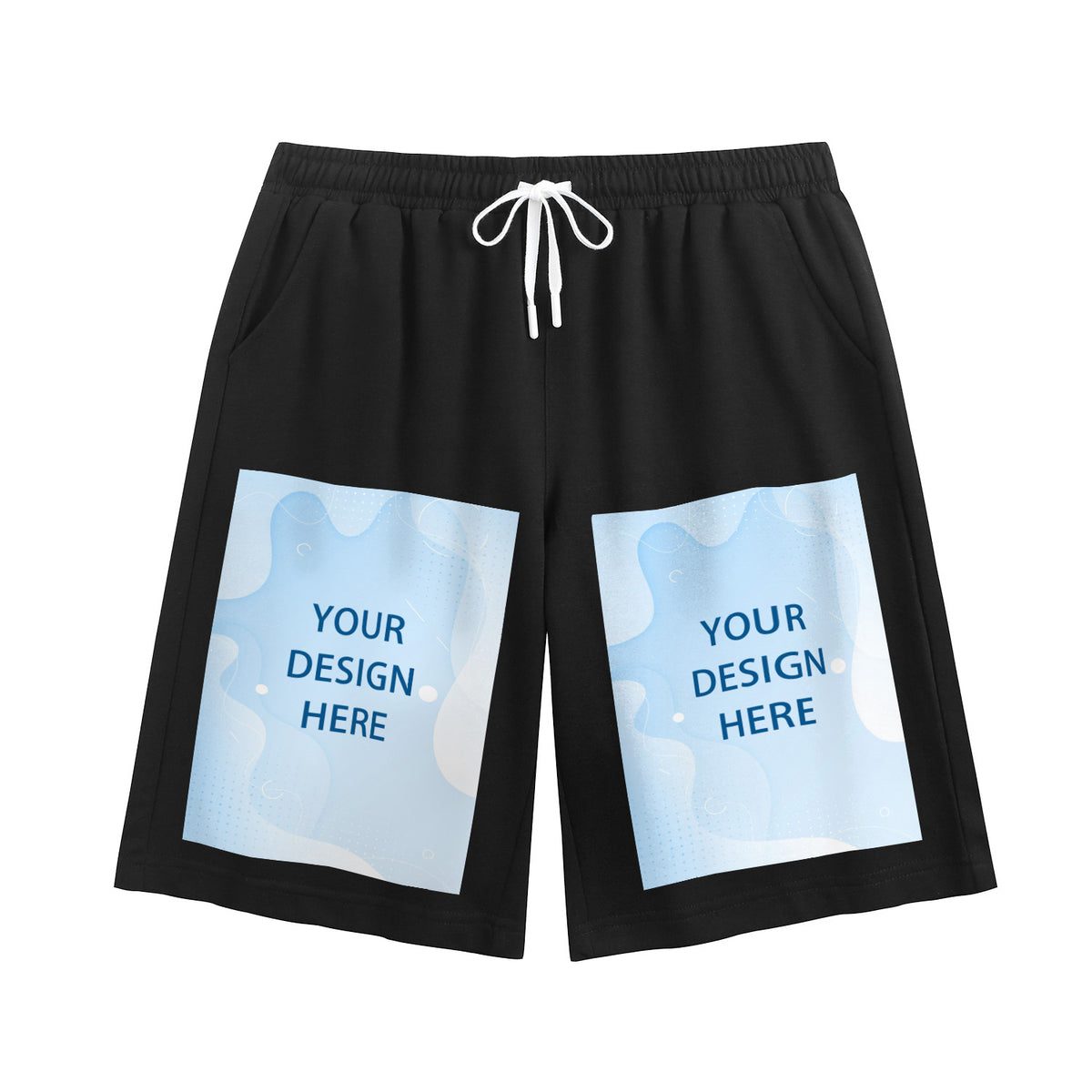 Double image - casual shorts - front (CA-2 factory in the United States)