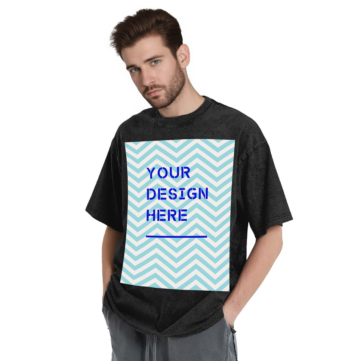 Water washed T-positioning printing - pre (NJ-1 factory)