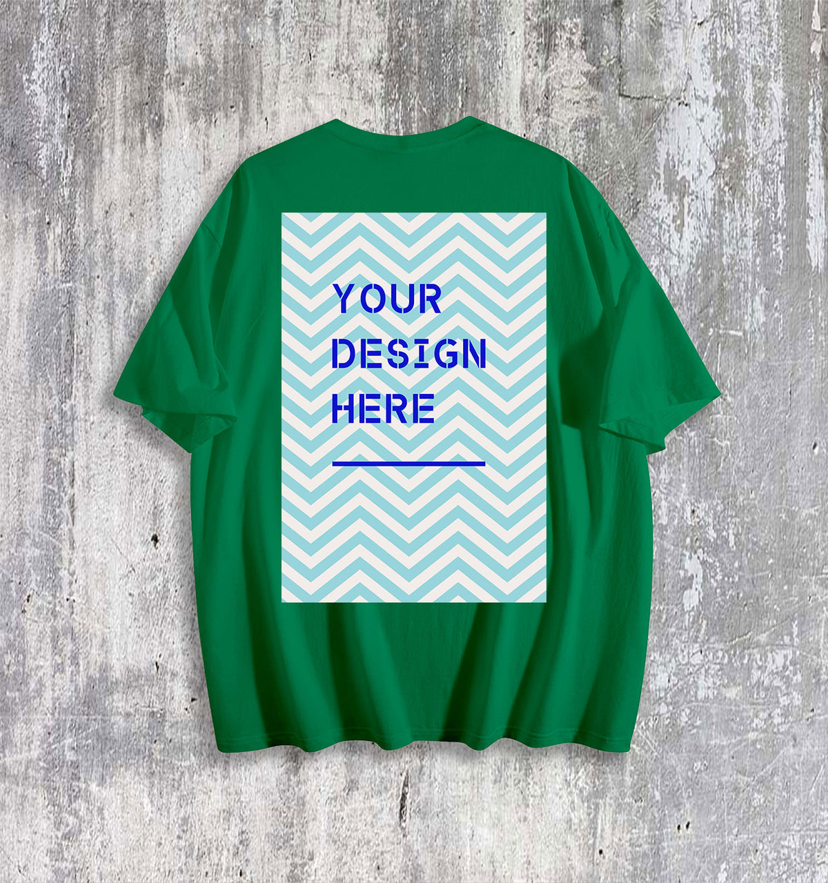 Multi color 180g adult T-shirt - back