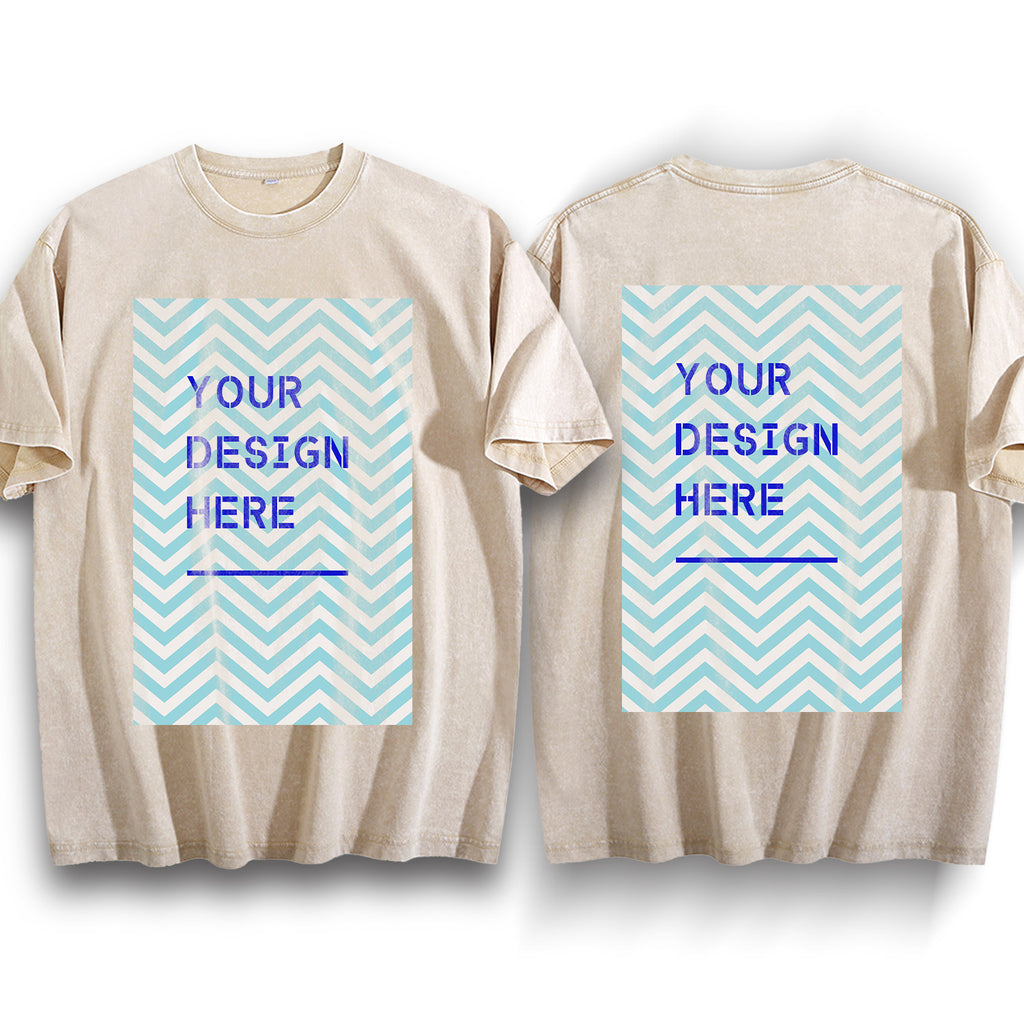 Big picture -210g washed T-double