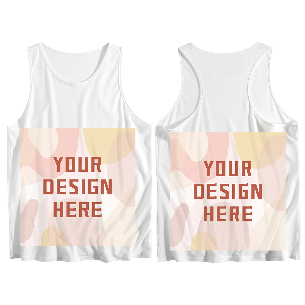 Women's Colored Cotton Tank Top - Double (CA-2 Factory in the United States)