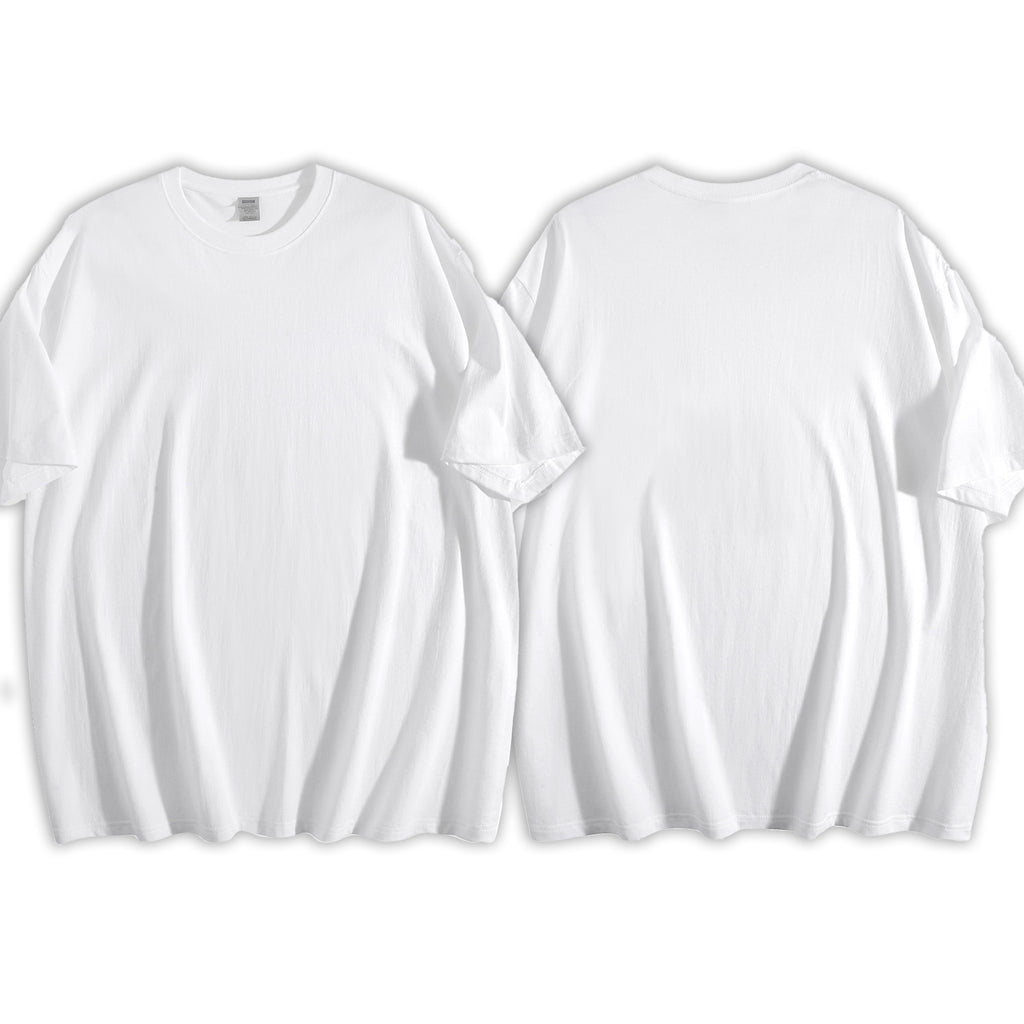 180g black and white T-shirt digital direct spray double-sided printing