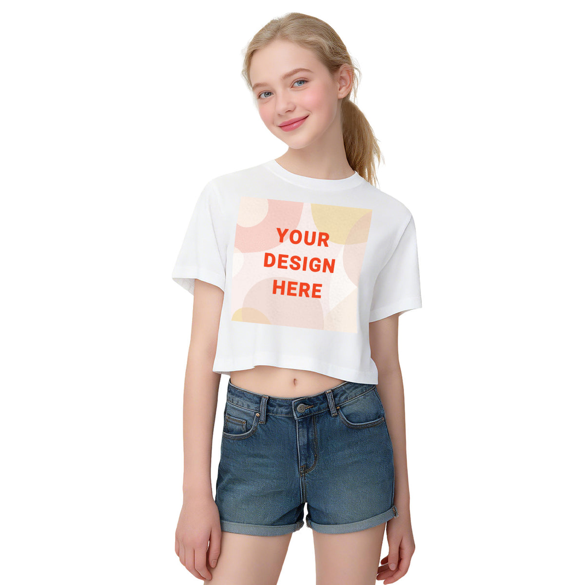 Ladies' Umbilical T-shirt - Front (CA-2 Factory, USA)