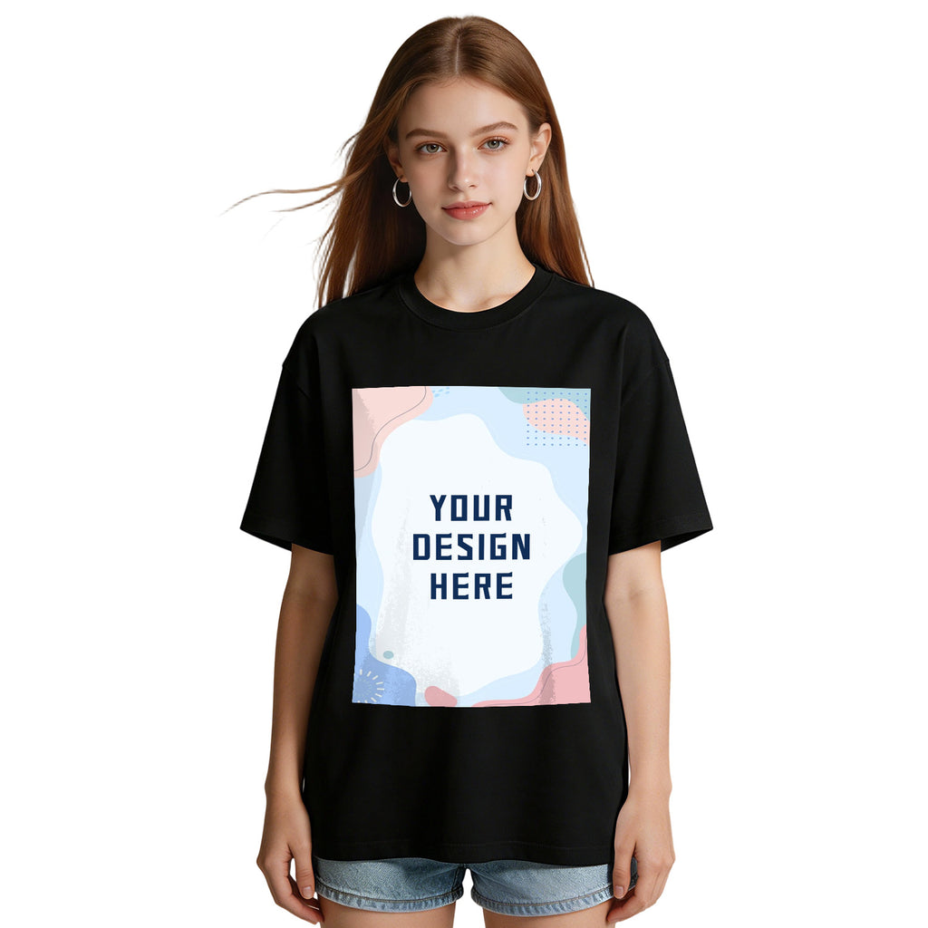 200g pure cotton women's T-shirt with front print [Australia]