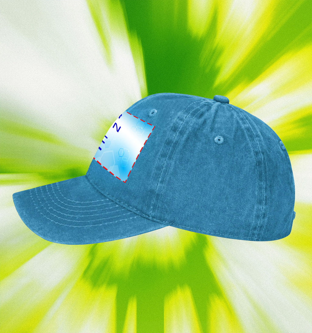 Water washed duckbill cap