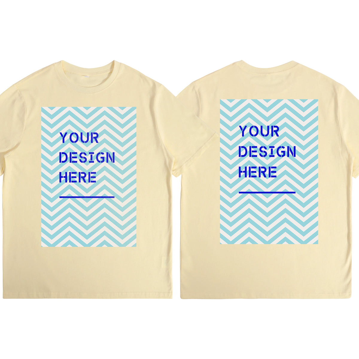 Multi color 180g adult T-shirt - Double