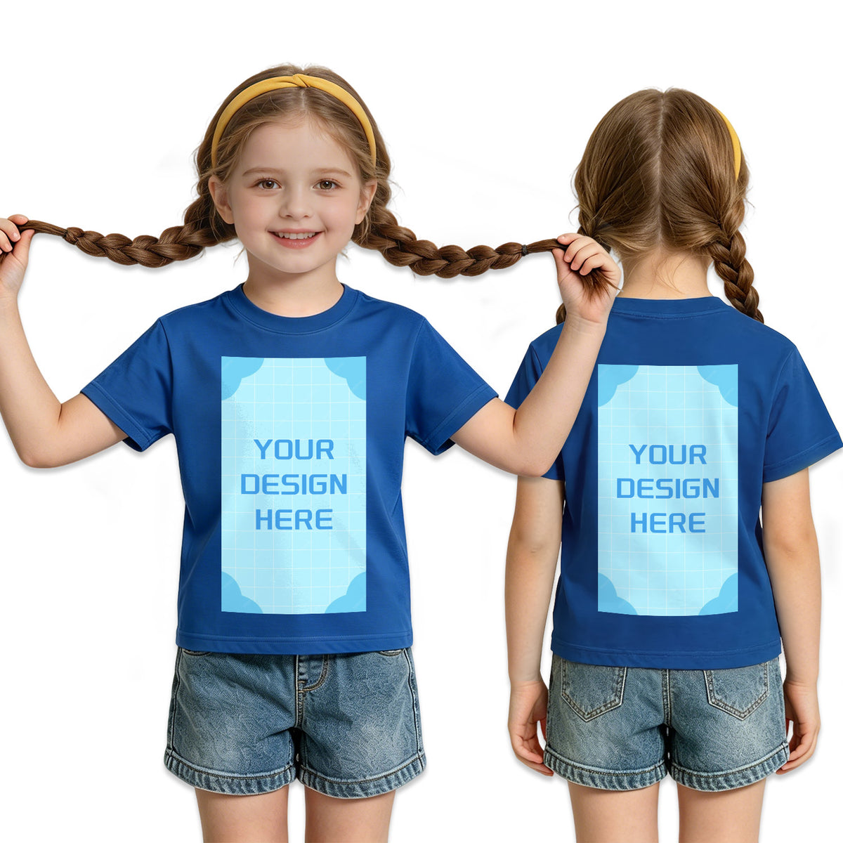 190g Children's T-shirt - Double sided (CA-3 factory in the United States)