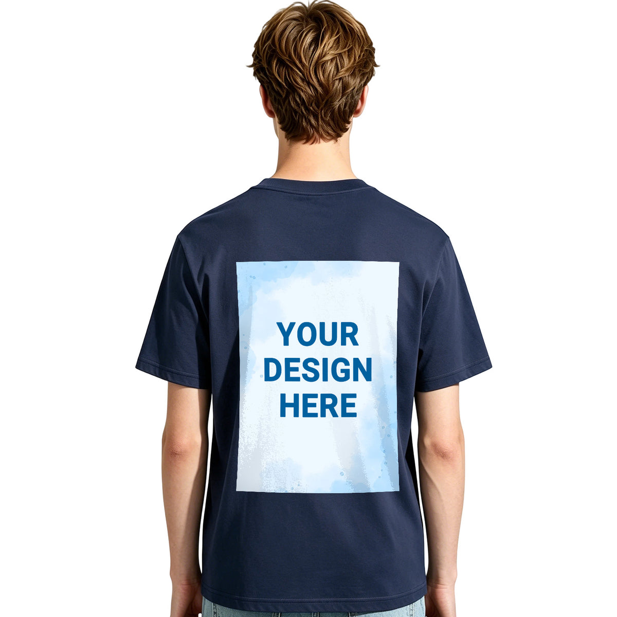 200g pure cotton men's T-shirt - back printed [Australia]