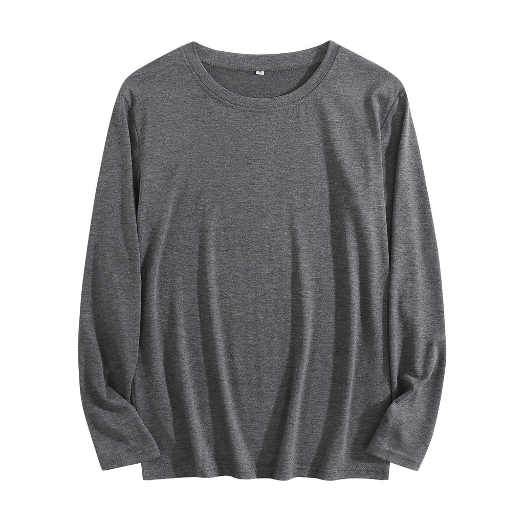 Women's 4-color round neck long sleeved T-shirt - Front (CA Factory 02, USA)