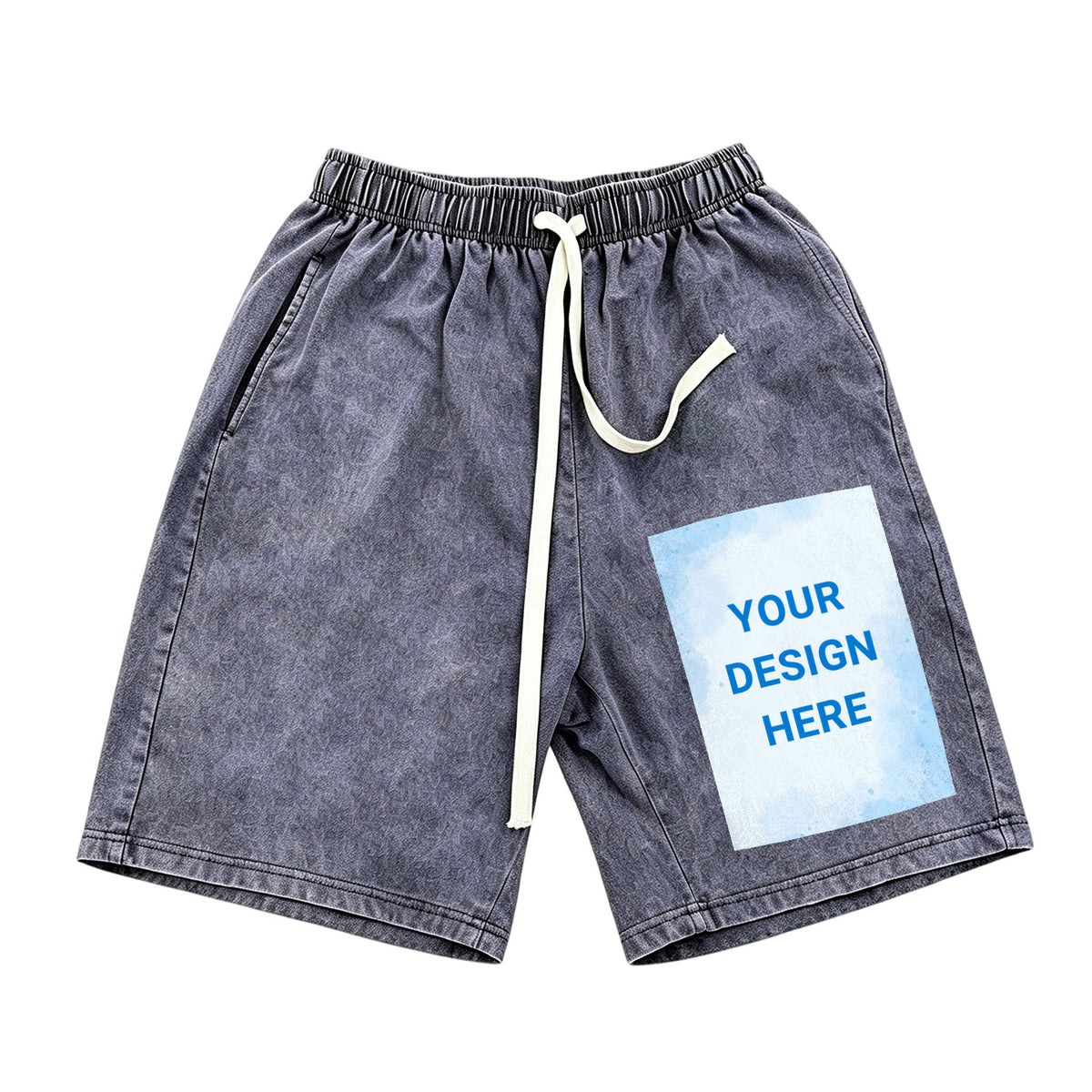 Washed shorts - front right (CA-2 factory in the United States)