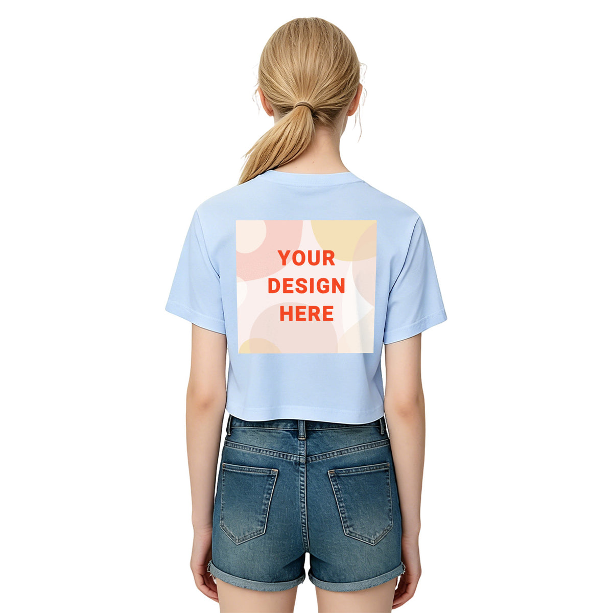 Ladies' Umbilical T-shirt - Rear (CA-2 Factory, USA)