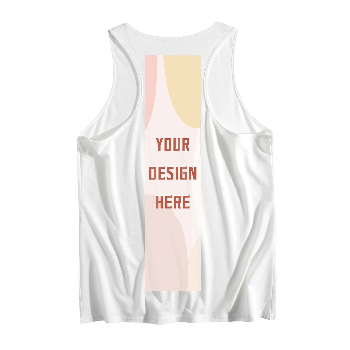 Ladies' Colored Cotton Vest - Rear (CA-2 Factory in the United States)