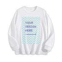 Front of round neck hoodie