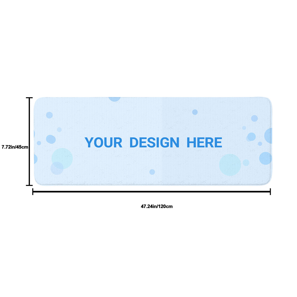 Flannel floor mat 45 × 120cm (CA-3 factory in the United States)