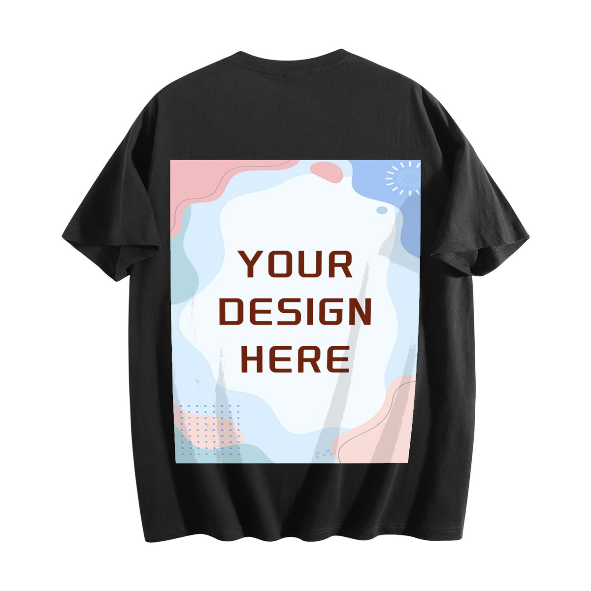 180G Ordinary Women's Pure Cotton T-shirt - Rear (CA-2 Factory in the United States)