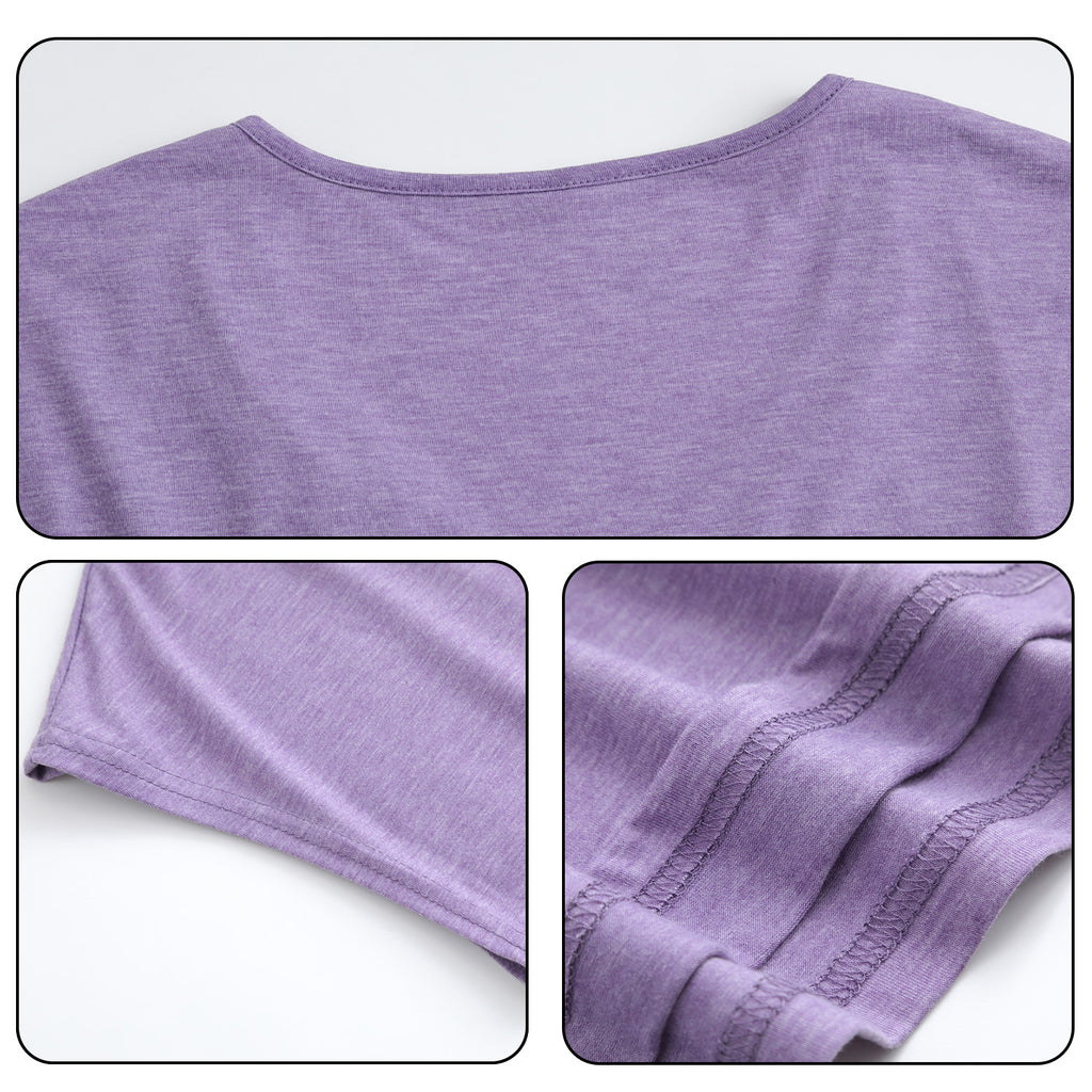 180g V-neck colored cotton vest - front (NJ-2 factory in the United States)