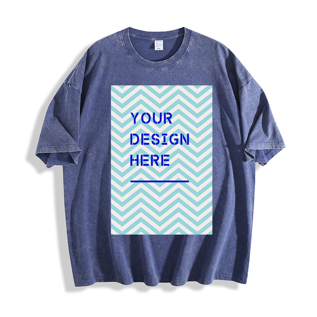 Water washed T-positioning printing - front (CA-2 factory in the United States)