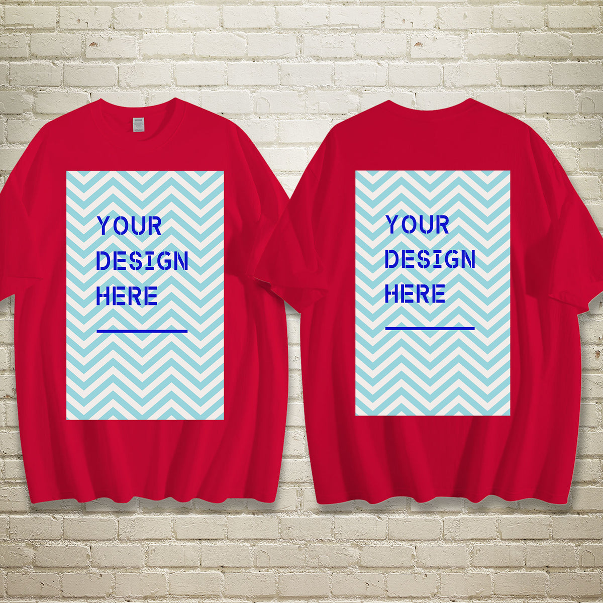 Multi color 180g adult T-shirt - Double