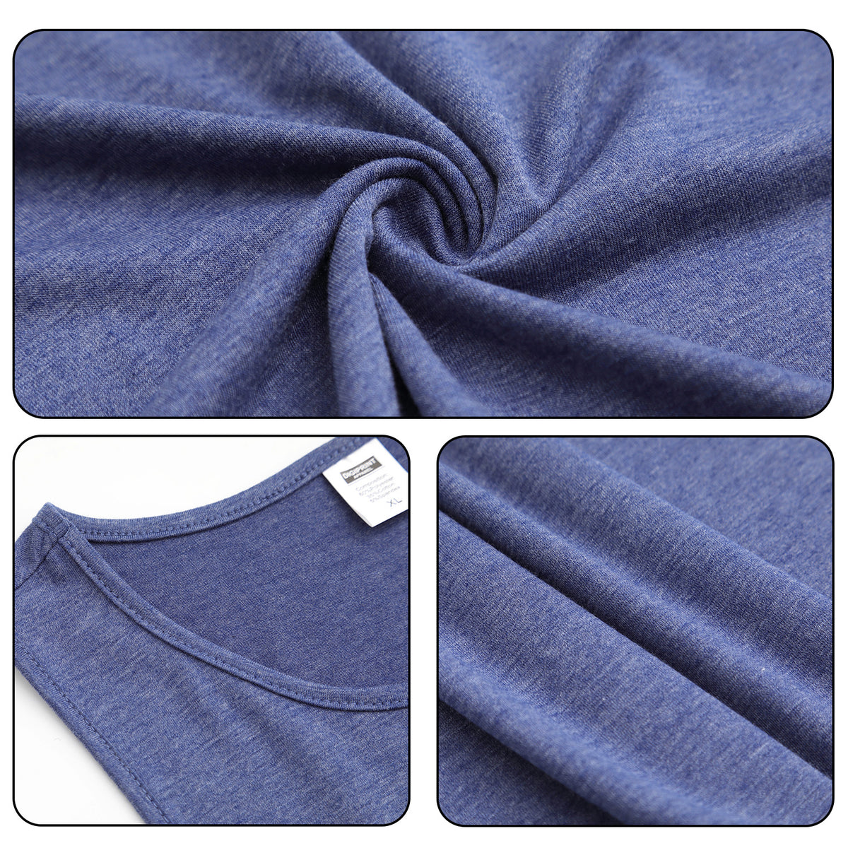Women's Colored Cotton Tank Top - Double (CA-2 Factory in the United States)