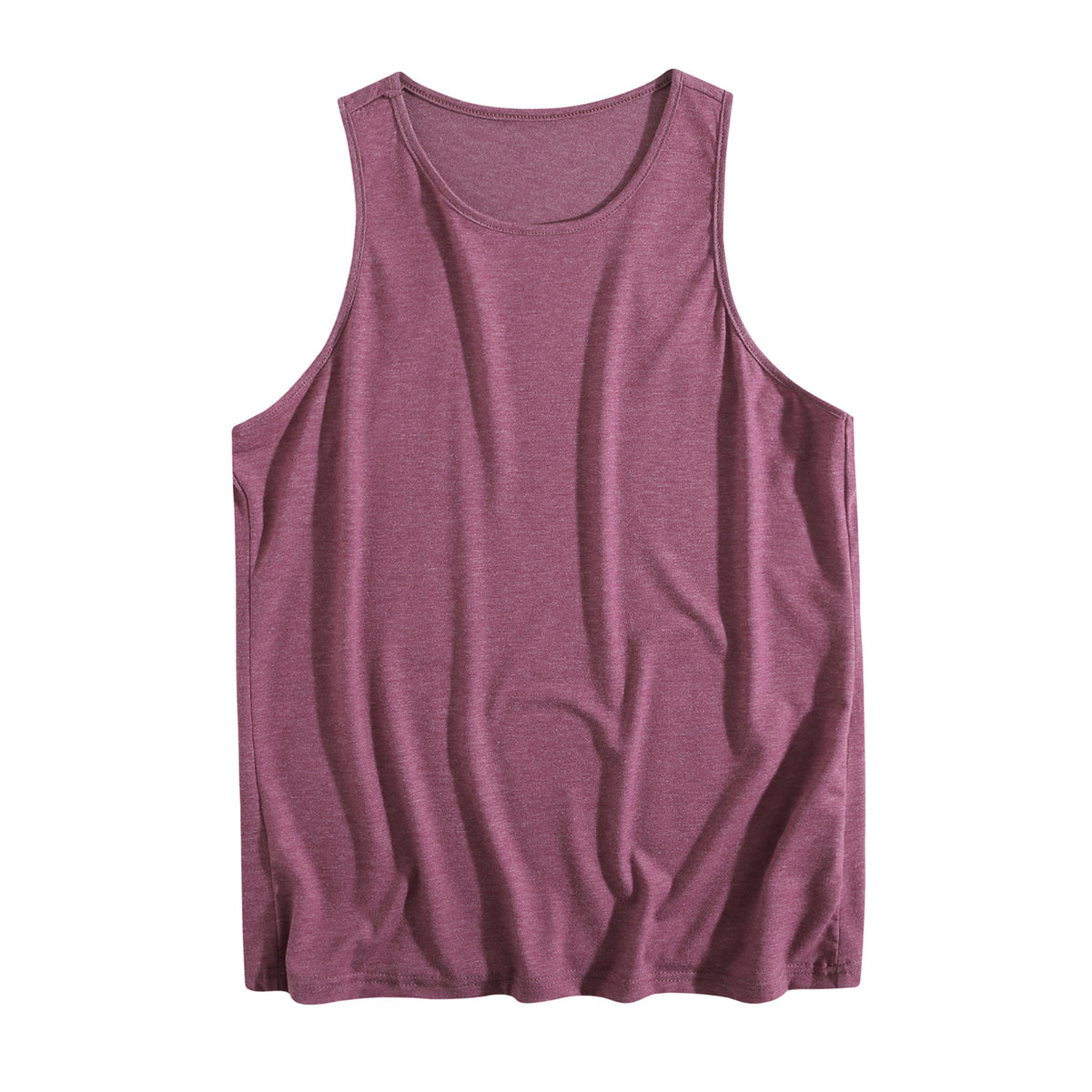 Unprinted women's colored cotton vest (CA-2 factory in the United States)